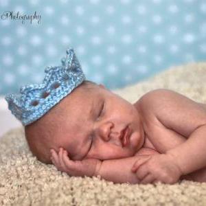 Newborn Baby Boy Prince Crown Photo Prop