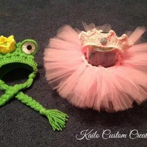 Frog Prince & Princess, Bonnet, Crown..